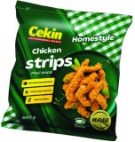 Panirane pileće kockice, panirai pileći stripsi Cekin 600 g