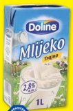 DOLINE Trajno mlijeko 2,8 % m.m, 1 l