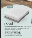 Satenska plahta s gumicom Sara