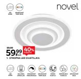 Stropna LED svjetiljka Leeds