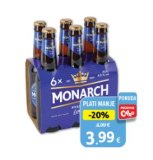 Svijetlo pivo Monarch 6 x 0,33 l Dodajte na