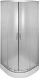 Tuš kabina Aquaart Pulse polukružna s kadom 80x80x198 cm
