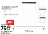 VISEĆA LED SVJETILJKA Sirius