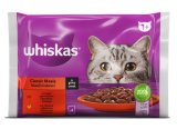 Whiskas 1+ klasični izbor govedina/piletina 4 x 85 g