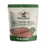 WOLFPACK BARF Pločice kunićevina, sirova zamrznuta hrana za pse, 1kg