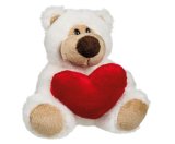 PLIŠANI PSIĆ SA SRCEM 1 kom