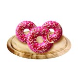 Donut punjenje jagoda-bijela čokolada*