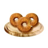 Donut s nadjevom od jabuka i šećera s cimetom