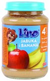 LINO KAŠICA VOĆE S RIŽOM, JABUKA/BANANA, JABUKA/KEKS 190 g