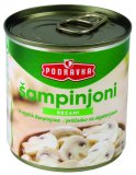 PODRAVKA ŠAMPINJONI REZANI 105 g
