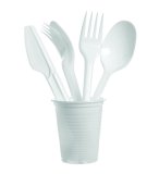 Pribor za jelo vilica, žlica, nož kompostirajući Domeo, 10 kom