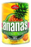 Kompot ananas kolutići Frudela, 340 g