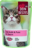 Dein Bestes hrana za mačke teletina i puretina u umaku, 100 g