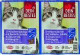 Dein Bestes štapići za mačke s lososom, listom i mačjom travom 10×5 g, 50 g