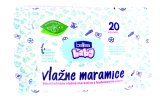 Baby vlažne maramice Bellesa, 20 kom