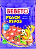 Bomboni Bebeto Peach rings 80 g