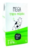 Mlijeko trajno 2,8% m.m. Megamilk, 1 l