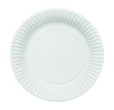 Papirnati tanjur Domeo, fi 18 cm, 25 kom