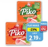  Piko parizer narezak, obični ili s povrćem Pik Vrbovec 200 g