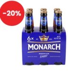  Svijetlo pivo Monarch 6x0,33 l