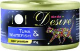 Hrana za mačke Desire Tuna & bijela riba 85 g