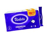 Violeta TOALETNI PAPIR premium natural, 3 sloja 16 rola