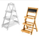 LIVARNO Drvena polica za biljke Komad