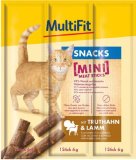 MULTIFIT MINI MEAT STICKS 3x6 g