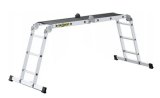 Tehničke aluminijske ljestve Drabest multifunkcionalne 4x3 gazišta s platformom