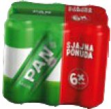 PIVO PAN zlatni ili lager 6 x 0,5 L 