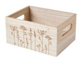 Dekorativna kutija s cvjetnim uzorkom 30x20x15 cm
