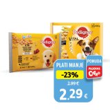 Hrana za pse, odabrane vrste Pedigree 4x100 g