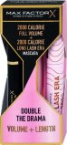 Max Factor Double The Drama Volume + Length duopack, 1 kom.
