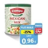 Mexican mix Campo 300 g, *ocijeđene mase 280 g