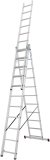 Višenamjenske alu ljestve - 3 x 7 prečki, radna visina 5,1 m