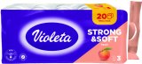 Toaletni papir Violeta 3-slojni, 20/1, breskva 1 pakiranje