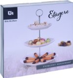 Etažer 3 nivoa, porculan 1 komad