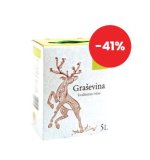 Graševina, kvalitetno bijelo vino Ilok 5 l