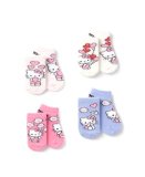 Komplet 4 para čarapa Hello Kitty and Friends