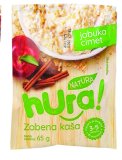 Kaša zobena jabuka-cimet, malina-vanilija, čokolada Hura Natura, 65 g