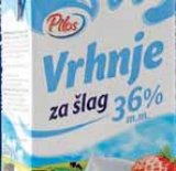 PILOS Vrhnje za šlag 500 g