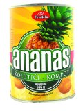 Kompot ananas kolutići Frudela, ocijeđena masa: 340 g