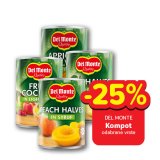 -25% na kompot, odabrane vrste Del Monte