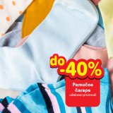 -40% na odabrani asortiman pamučnih čarapa