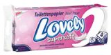 TOALETNI PAPIR LOVELY 4 sloja, 180 listića 10 rola u pakiranju