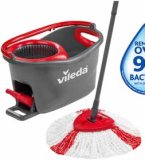 SET ZA PRANJE PODA TURBO EASY WRING&CLEAN sadrži: okrugli brisač poda i kantu sa ocjeđivačem/ pedala pogon 1 set