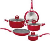 SET POSUĐA ROCK IN RED s non-stick premazom 8-dijelni 1 set