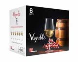 SET ČAŠA VIGNOBLE staklene, za bijelo vino 400 ml/ 6 komada 1 set
