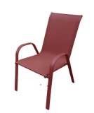Metalna stolica Stil Tia Plus crvena