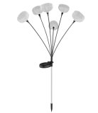 Solarna rasvjeta Globo 6 x RGB LED cvijet 0,1 W, 70 cm